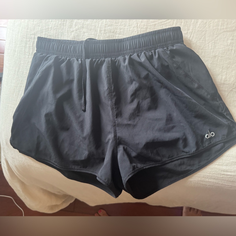 ALO Yoga Women's Athletic Black Shorts